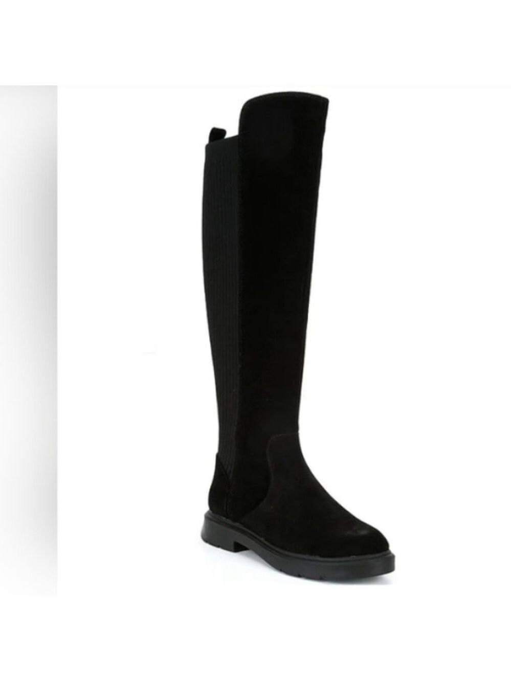 Antonio Melani Pierrcee Suede & Fabric Over-the-Knee Boots Size 7